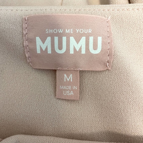 Show Me Your Mumu Paris Gown in Dusty Blush Stretch Size Medium New - Picture 14 of 16